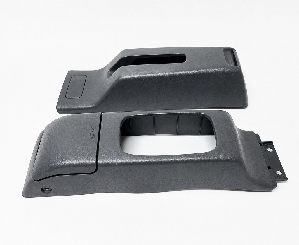 1992–1995 Honda Civic OEM Shifter Cup Holder & Parking Brake Console – Gray