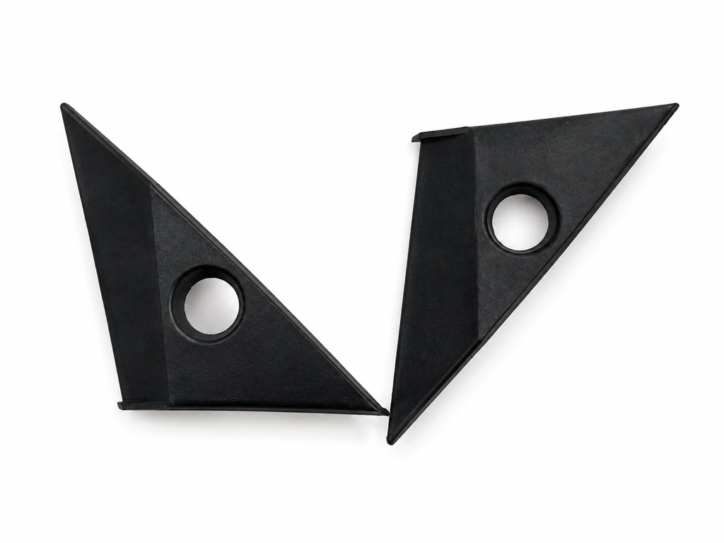 1992–1995 Honda Civic OEM Manual Mirror Interior Covers – Hatchback / Coupe –
