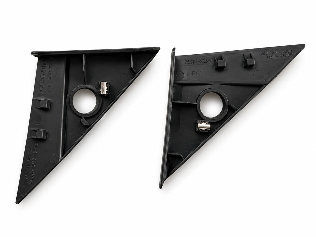 1992–1995 Honda Civic OEM Manual Mirror Interior Covers – Hatchback / Coupe –