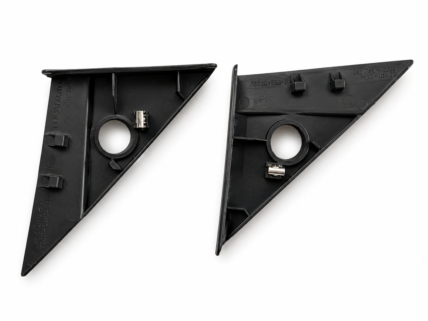 1992–1995 Honda Civic OEM Manual Mirror Interior Covers – Hatchback / Coupe –