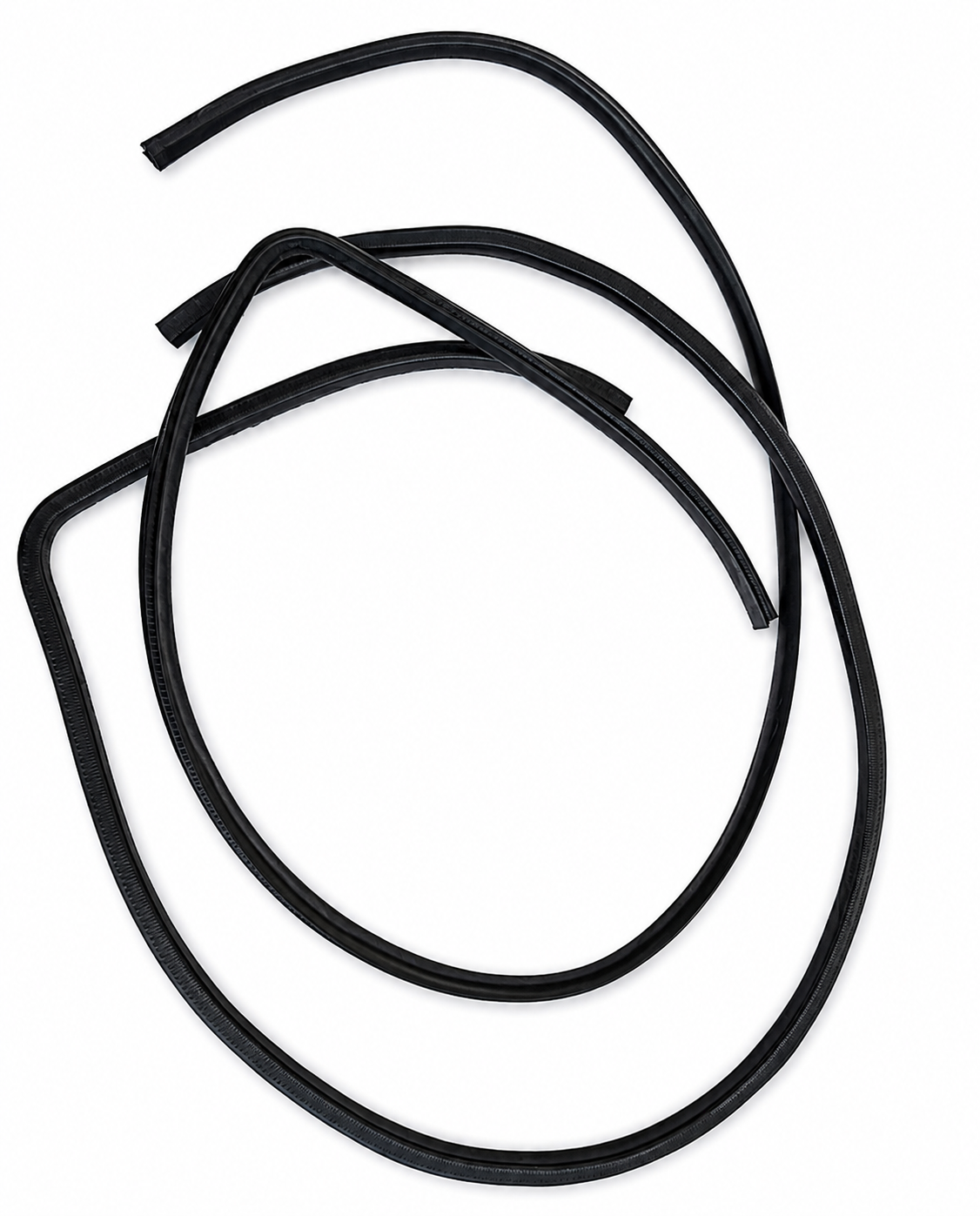 1992–1995 Honda Civic EG Hatchback OEM Door Weatherstrip Rubber Seal Set-Black