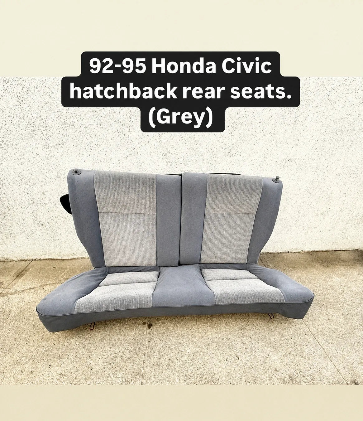 92-95 Honda Civic Hatchback Rear Seats